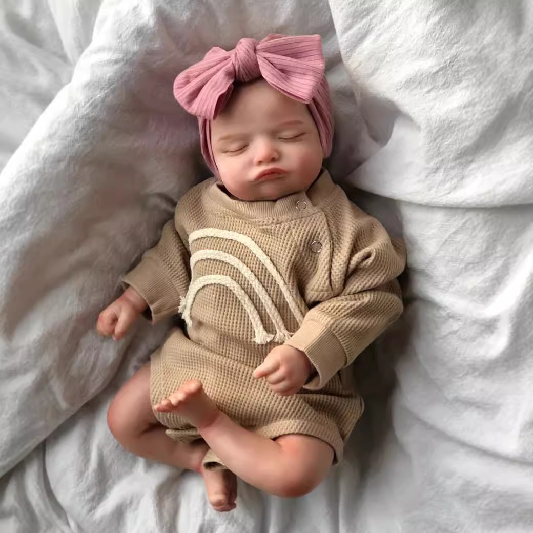 49cm simulación bebé renacido muñeca Rosalie transfronterizo e-commerce suministro de una sola pieza entrega Amazon