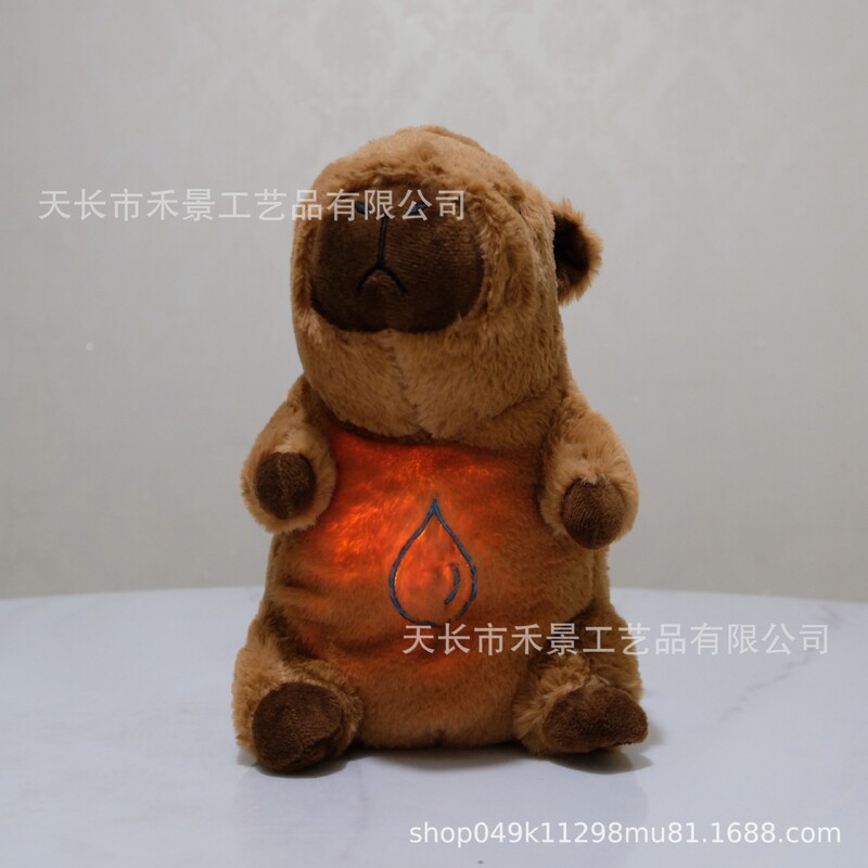 国境を越えて爆発したスポットcapybara呼吸発光はぬいぐるみの赤ちゃんの睡眠をなだめる神器をなだめる|undefined