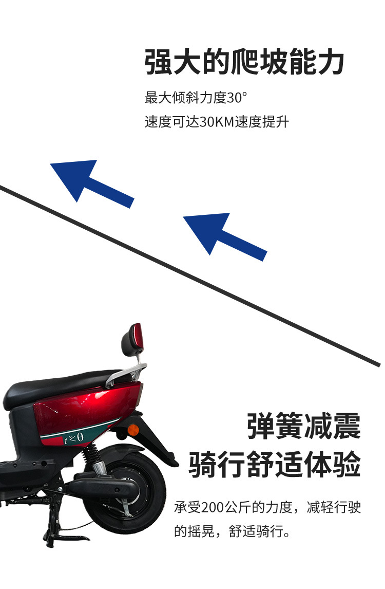 New Electric Scooter Battery Car Adult Electric Motorcycle