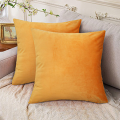 亞馬遜跨境家居純色天鵝絨靠墊抱枕套不含芯純色沙發抱枕批發