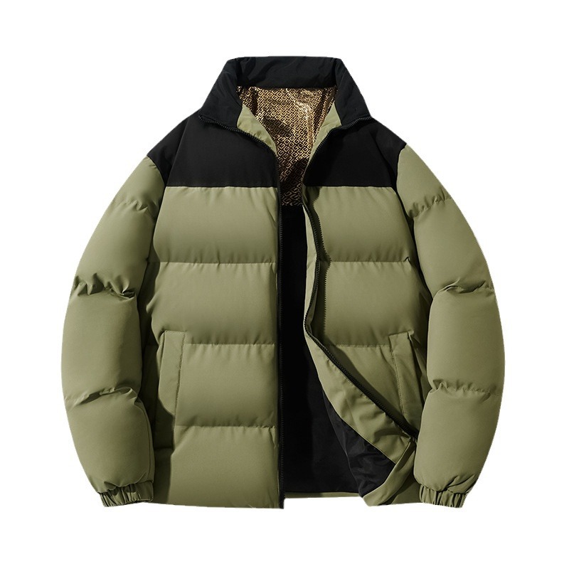 Invierno pareja chaqueta de algodón marca de moda nueva chaqueta de algodón transfronteriza calentamiento chaqueta de algodón de grafeno chaqueta ropa de pan de moda al por mayor