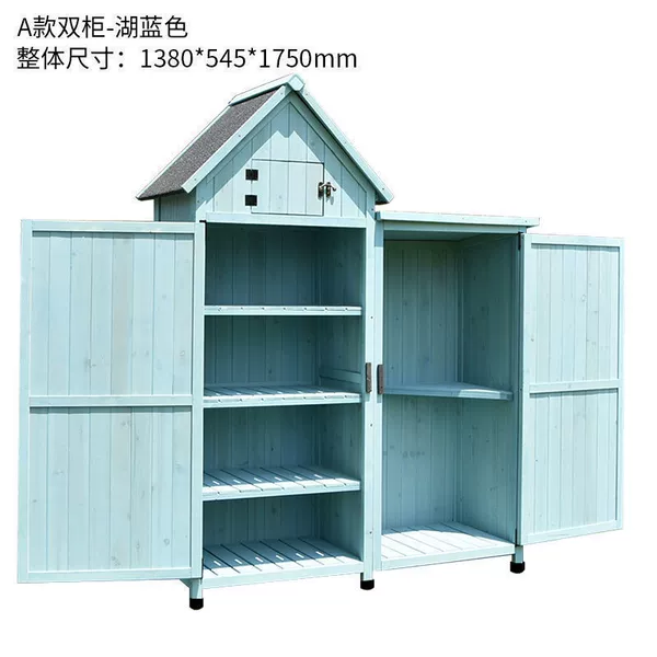 A Lake Blue-Double Cabinet