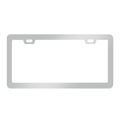 Stainless Steel Carbon Fiber License Plate License plate holder/license plate holder - sharp-corners-and-narrow-edges-stainless-steel-8k-mirror