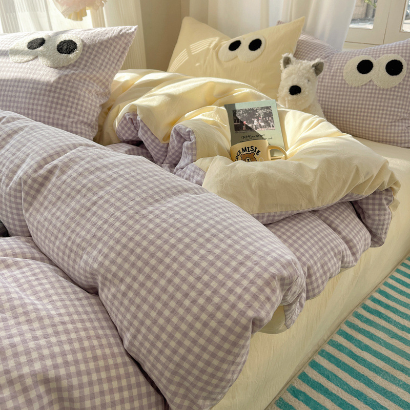 Yunsoft Algodón de lavado de agua - Big Eyes Púrpura