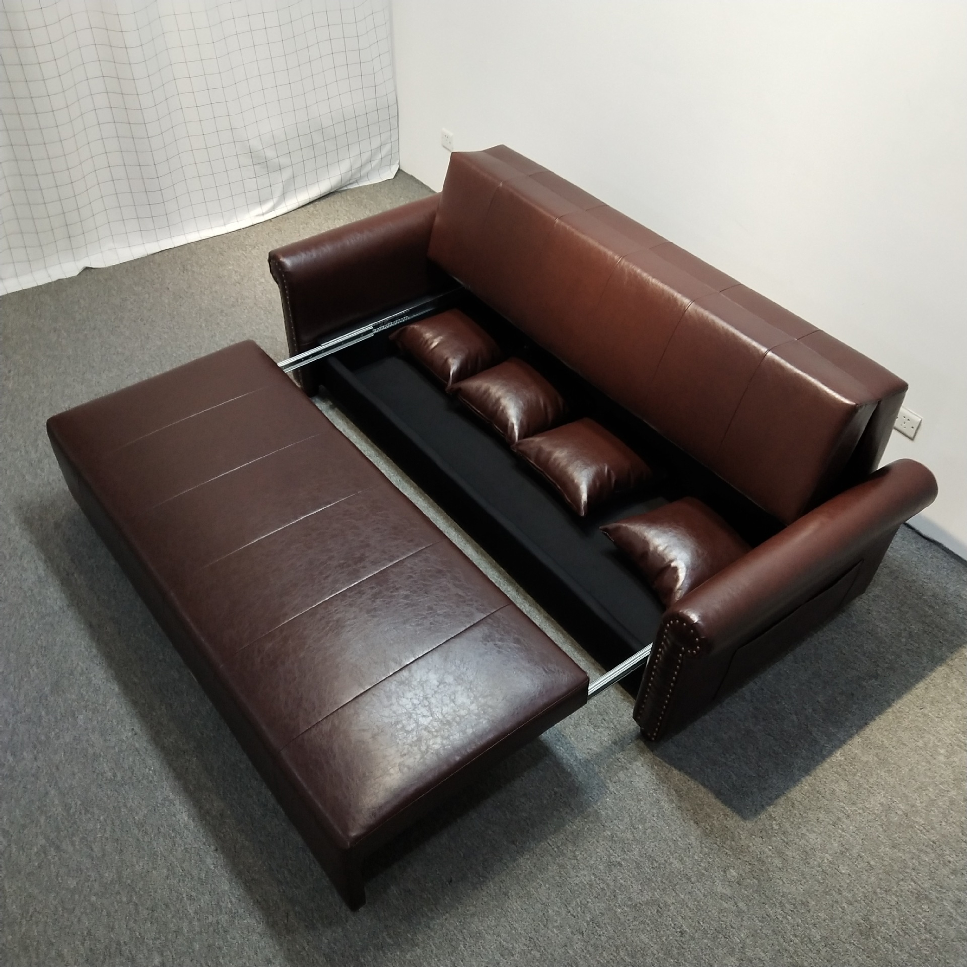 Sofá cama multifuncional moderna, lujoso y plegable, estudio de oficina, pequeño sofá cama americana image 8
