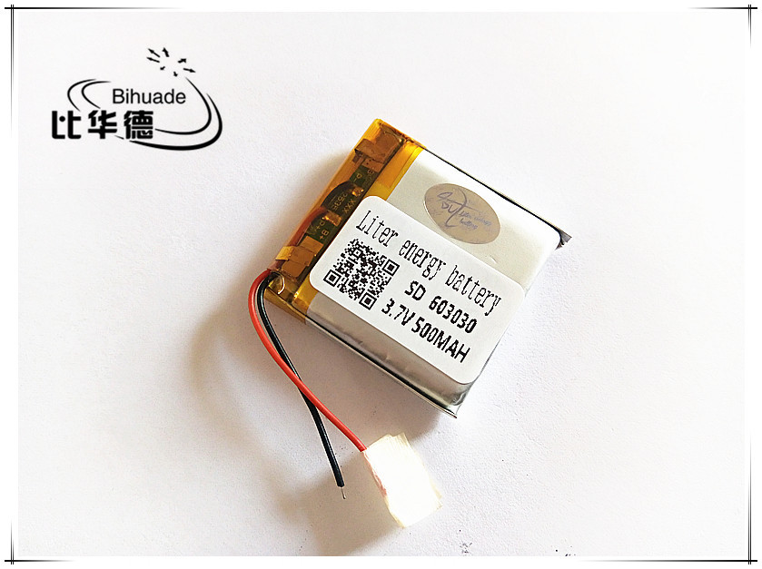 SD 603030-500mah Liter energy battery 汽车GPS防盗器锂电池