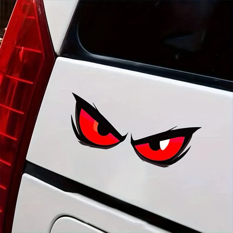 Devil Eyes Personalized Creative Electric Vehicle Decoration Sticker 3D Devil Eye Car Rearview Mirror Scratch Decoration Sticker Devil Eyes Personalized Creative Electric Vehicle Decoration Sticker 3D Devil Eye Car Rearview Mirror Scratch Decoration Sticker