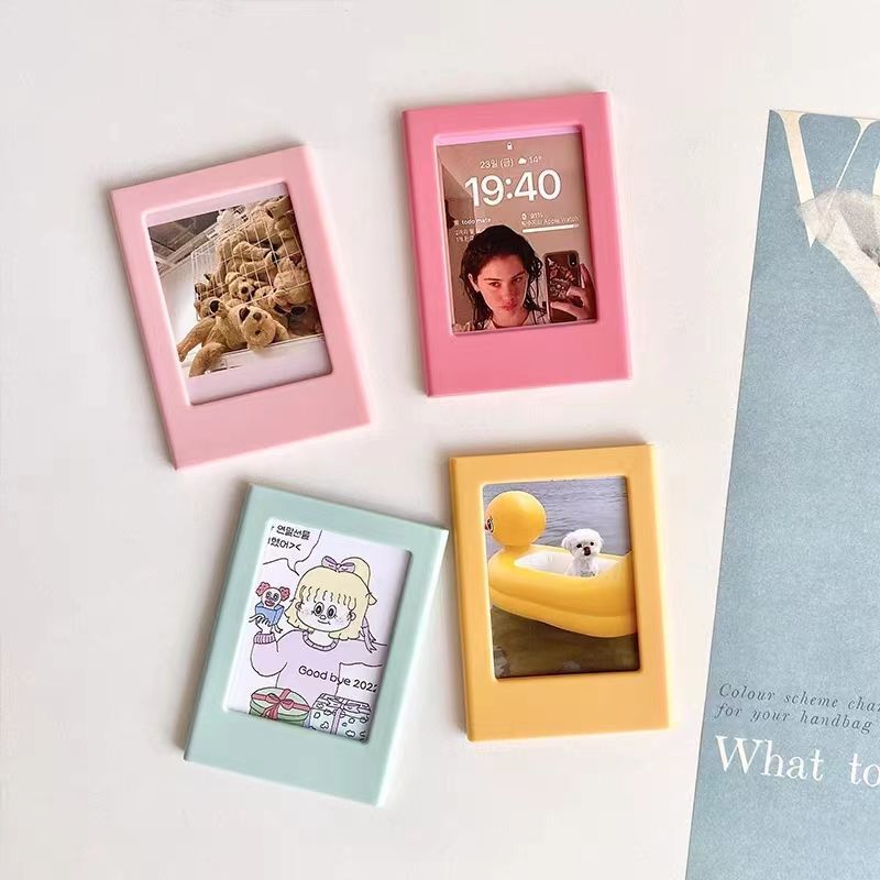 Ins Polaroid 3inch Magnetic Transparent Magnetic Photo Frame Modern Versatile Desktop Ornaments Refrigerator Magnet Small Card Display Frame Ins Polaroid 3inch Magnetic Transparent Magnetic Photo Frame Modern Versatile Desktop Ornaments Refrigerator Magnet Small Card Display Frame