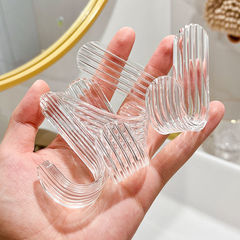 亞克力掛鈎強力無痕透明免打孔粘貼鈎宿舍浴室粘鈎帶膠貼牆壁鈎子