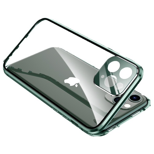 Suitable for iPhone14 mobile phone case eye protection double-sided Magneto 15ProMax metal 13 Apple 15 protective case hard