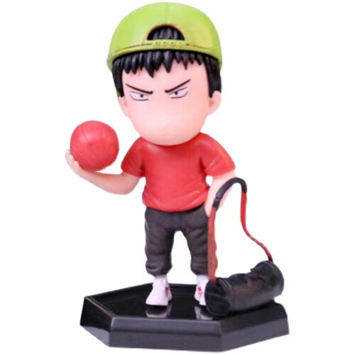 Q version of Slam Dunk Hand Figure Sakuragi Hanamichi Rukawa Kaede Mitsui Hisashi Doll Model Desktop Car Ornament