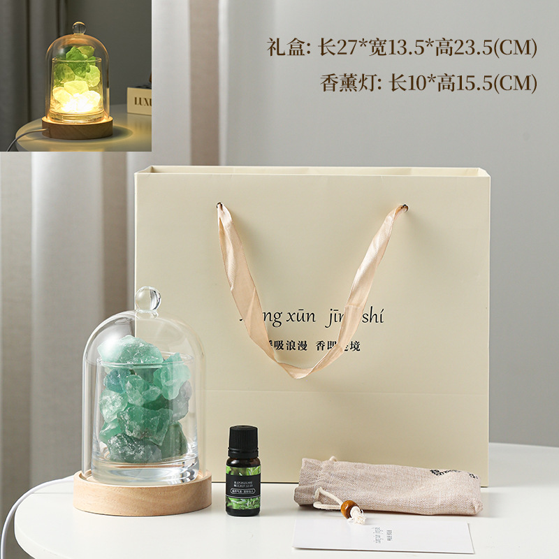 그린 크리스탈 벨 항아리 모델(선물 상자)
