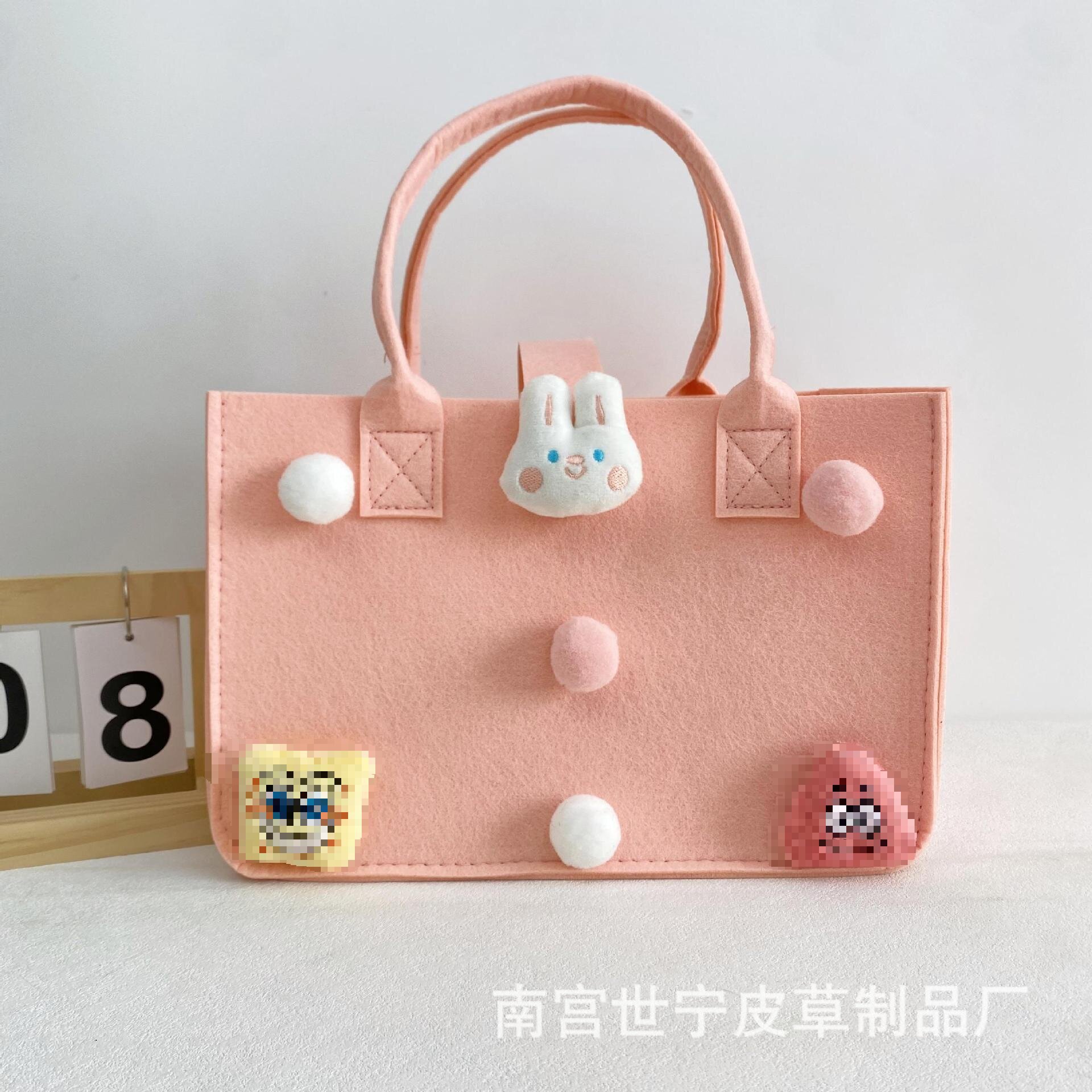 핑크 퍼 볼 3종 세트, 30*20*18cm