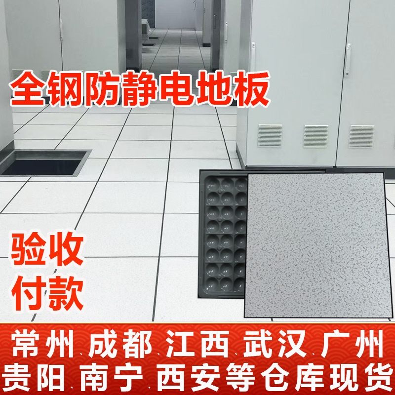 全鋼製 PVC 帯電防止床 600 × 600 高架 OA ネットワーク ルーム セラミック イベント エッジレス フロア|undefined
