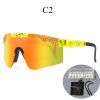 Pit viper box, polarized sunglasses outdoor sports wind mirror riding glasses eye mirror Edritte sunglasses