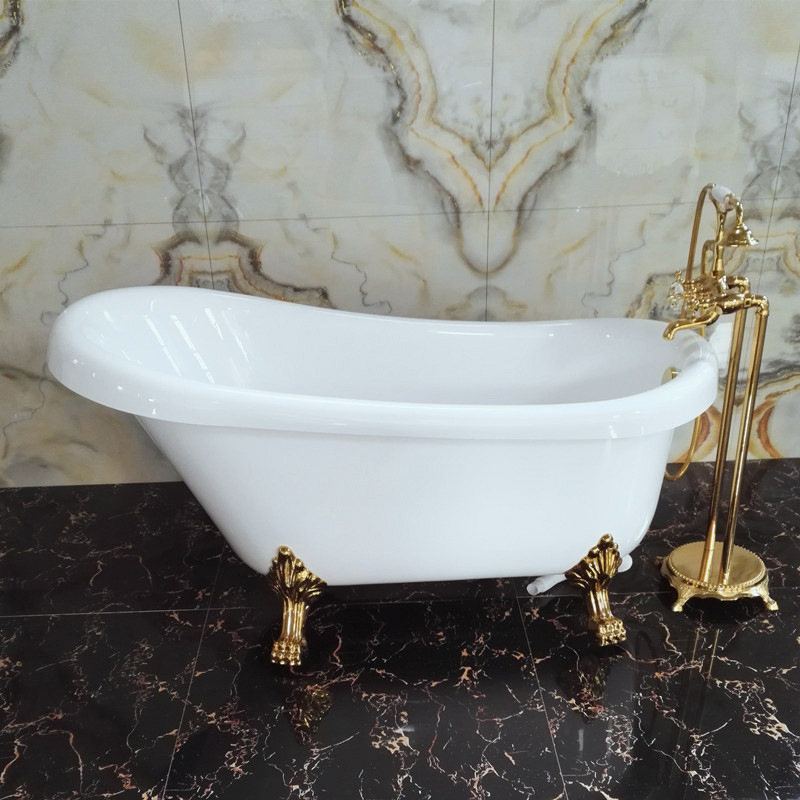 Guangdong estilo europeo negro, rojo y blanco independientes en una bañera de mosaico acrílico 1.2 3 4 5 6 7 8 metros