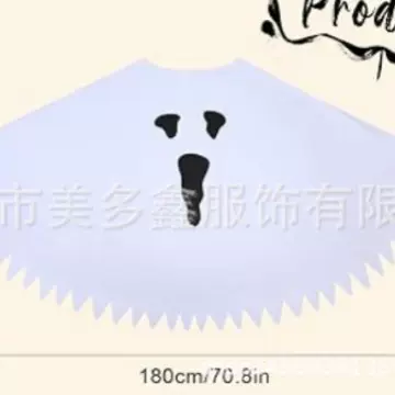 万圣节COS服装印花斗篷