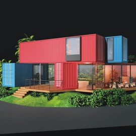 集成房屋;集装箱