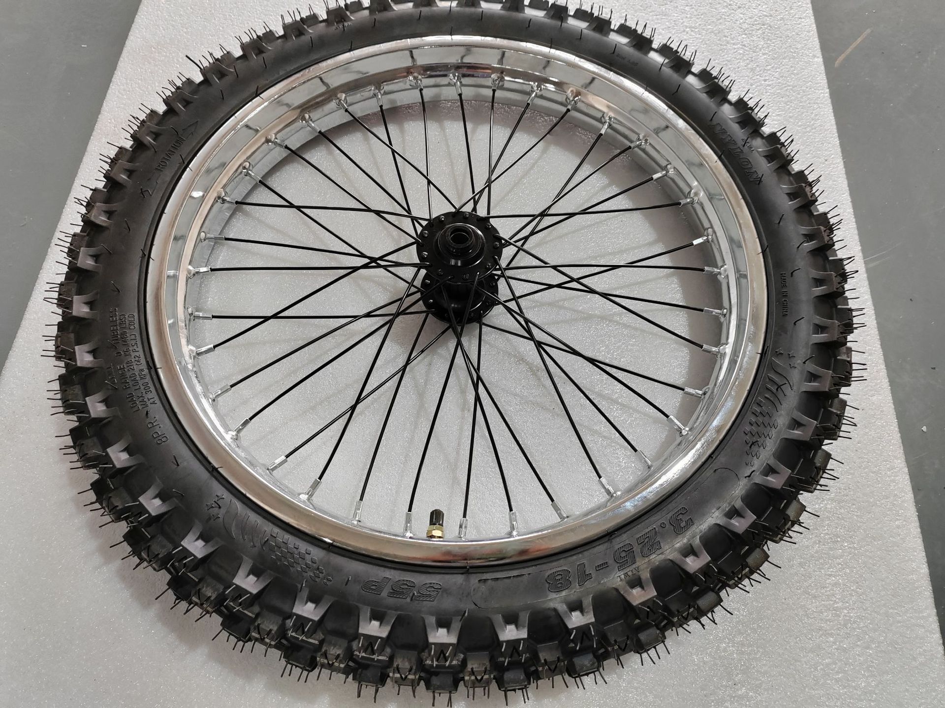 Motorcycle 21-inch front wheel off-road tire light bee dragon 19-inch front wheel set off-road electric vehicle high-power motor