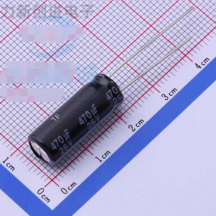 EEUFR1E471L描述470uF 25V电解电容器