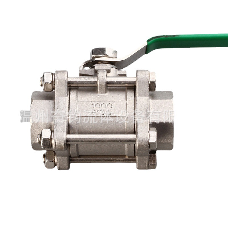 碳钢WCB不锈钢304丝扣螺纹法兰球阀 Q11F一片式硅溶胶球阀