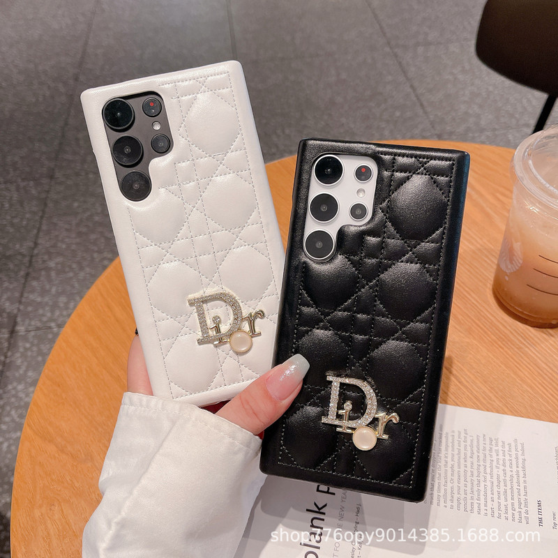 Suitable for Samsung S26Ultra Mobile Phone Case, S24 Protective Cover, S25Ultra Diamond Pattern Note20Ultra Mobile Phone Case