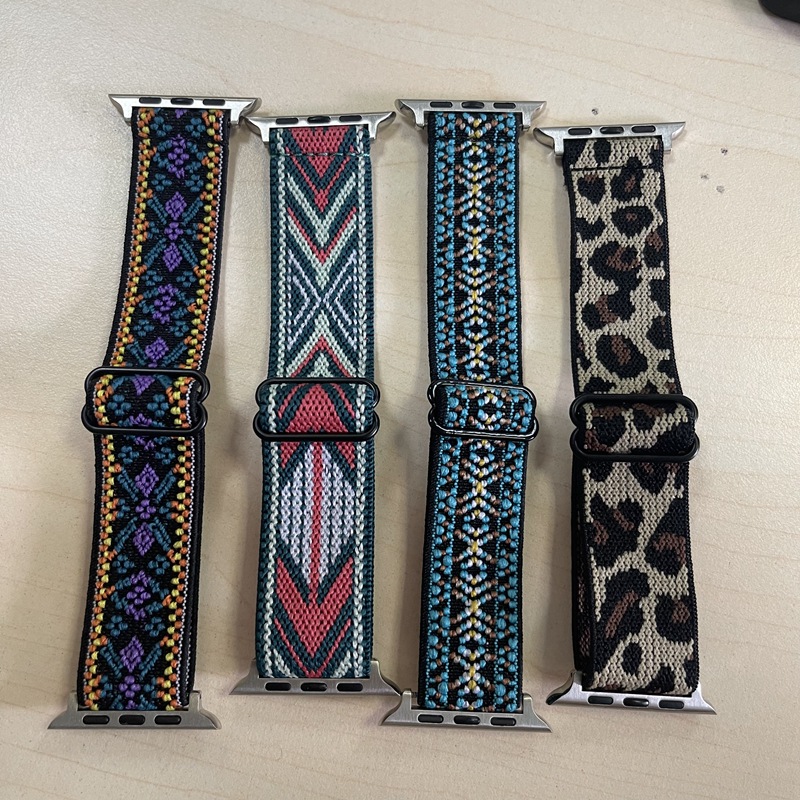 Suitable for iwatch7 watchband simple nylon elastic woven integrated apple watch apple nylon watchband