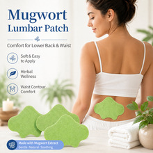 跨境艾草腰椎贴 巴布贴  艾灸贴Mugwort lumbar patch 外贸爆款