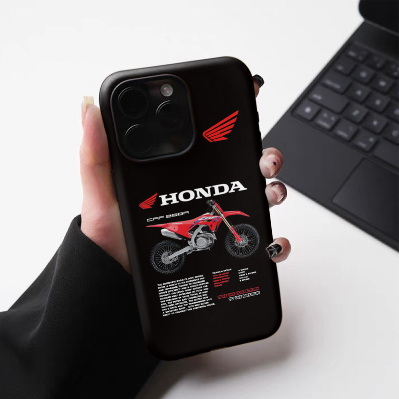 Cross-Border Hot-Selling Honda Motorcycle Two-In-One Phone Case Suitable for Apple 17/16 iPhone 17 Pro