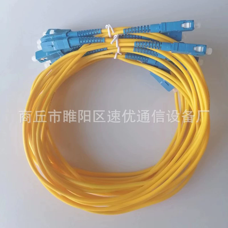 Телеком-класс 1 м с двусторонней головкой 3,0 одномодовый одножильный оптоволоконный кабель Перемычка хвост оптоволоконный завод оптом SC-SC голова