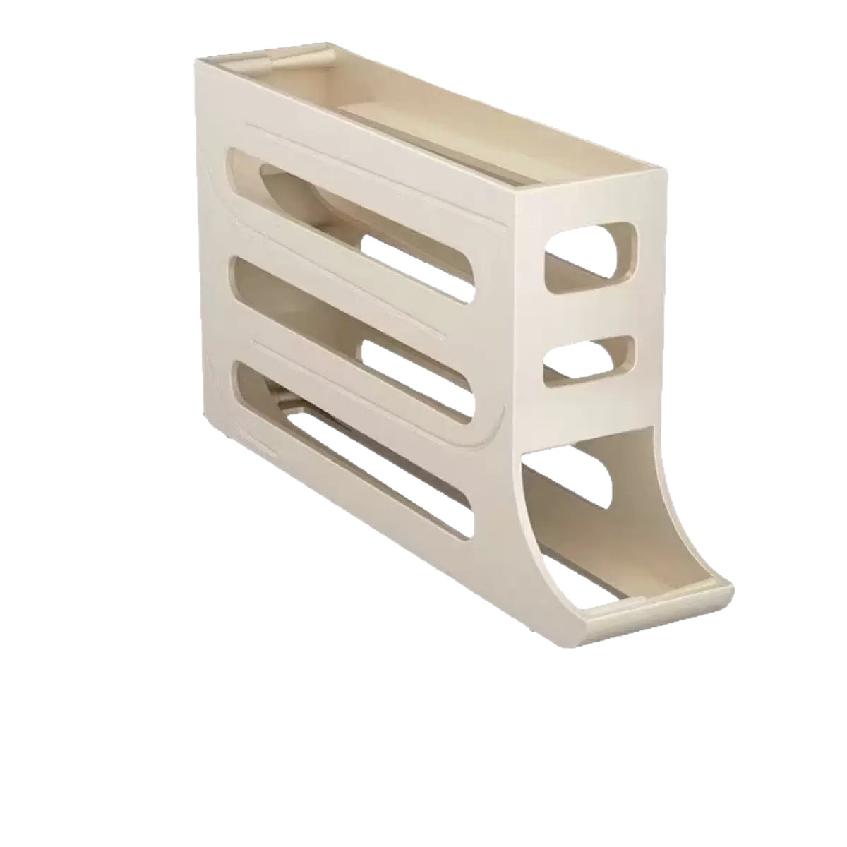 Organizador Rodante para Huevos de Plástico Portátil, Conservación para Refrigerador, para Cocina