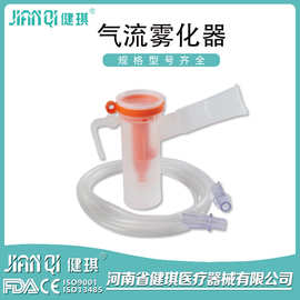 健琪一次性使用气流雾化器成人儿童面罩式咬嘴式无菌雾化颗粒透明