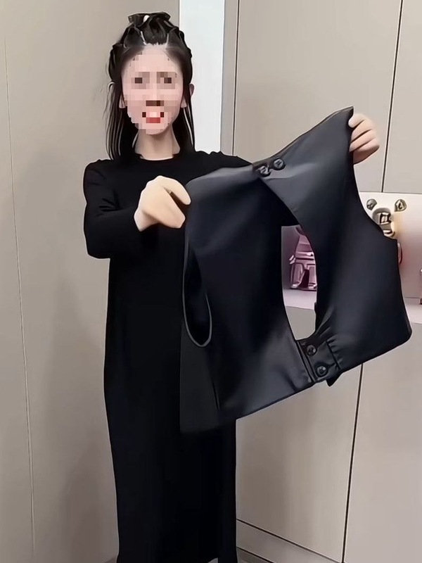 时尚套装女2025秋季新款百搭马甲连帽卫衣裙休闲减龄显瘦两件套|undefined