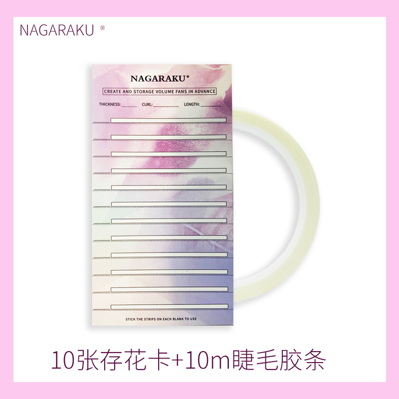 NAGARAKU camelia injerto de pestañas tira de almacenamiento de floración tira adhesiva auxiliar de floración magnética tira adhesiva tarjeta de almacenamiento de flores