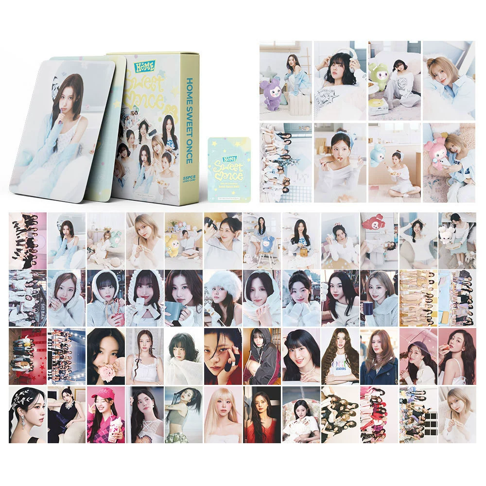 Spot 55 Korean wave TWICE girl group LOMO карта TW HOME SWEET ONCE новая домашняя фото карта