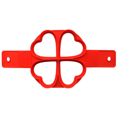 Silicone Egg Muffin Pan Silicone 7-Hole Round Heart Star Egg Muffin Pan Multi-Function 4-Hole Pancake Mold Pancake Pan