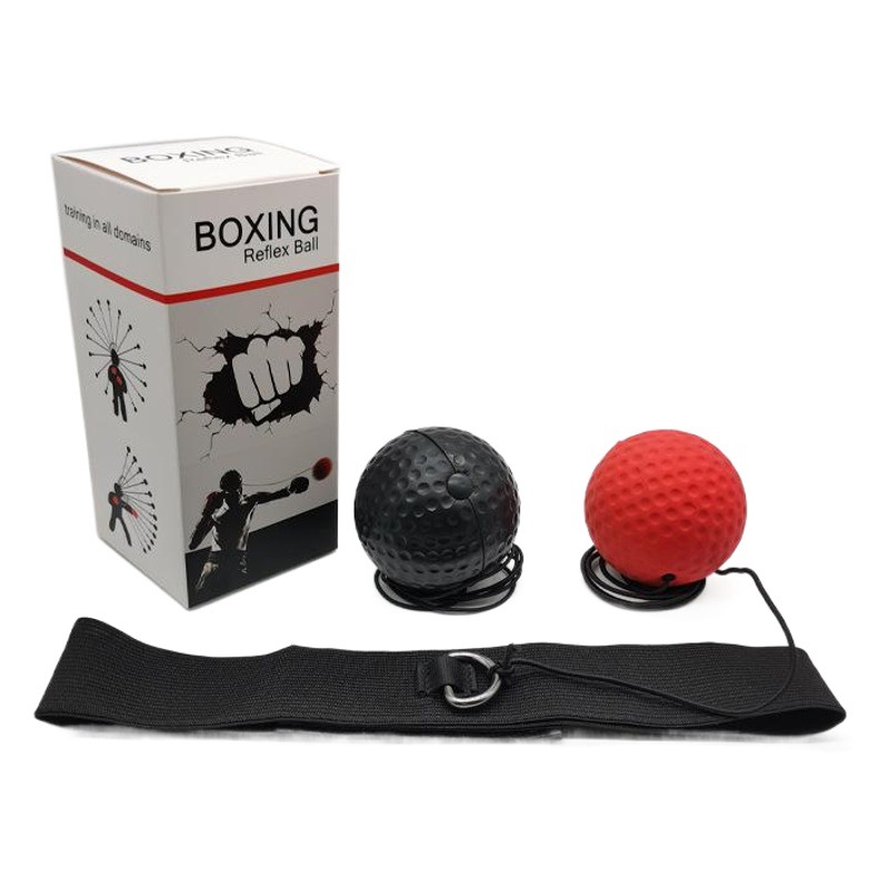 Nueva Bola de boxeo montada en la cabeza Bola de reacción de boxeo hogar niños adultos entrenamiento de boxeo Bola de velocidad BOLA DE REFLEXIÓN