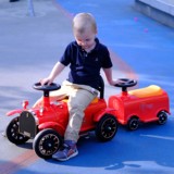 贝多奇 Детский поезд, электрический велосипед тандем с сидением для раннего возраста подходит для мужчин и женщин для девочек, популярно в интернете