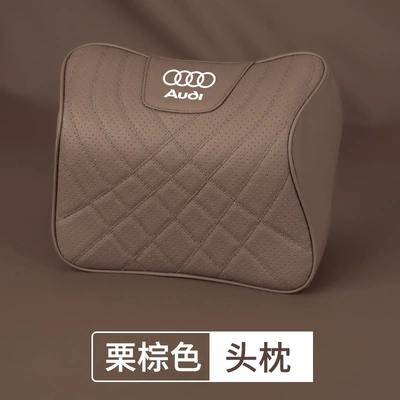 Year Round Q2/Q3/Q5L Cushion Cushion: Headrest - nappa-leather5d-comfort-headrest-light-chestnut-brown