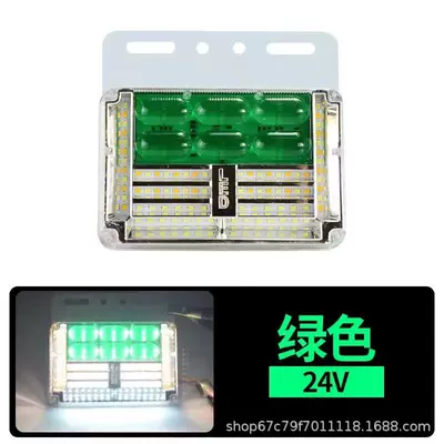 Lights Side Lights, Other lights - 13-rows-of-green-24v