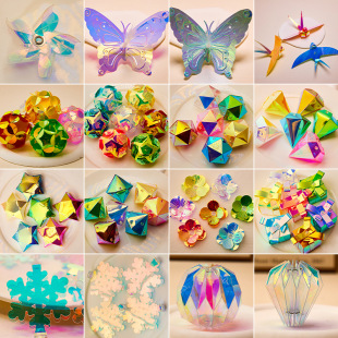 Cross-Border Pvc Fantasy Laser Light String DIY Accessories Christmas Atmosphere Venue Layout Props Decorative Accessories