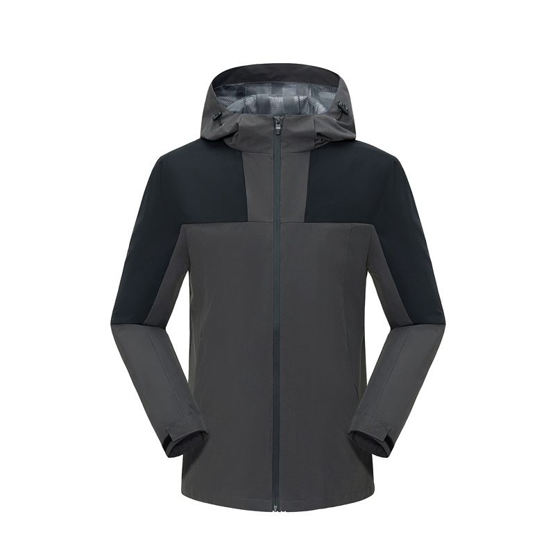 Equipo de hombres negro ropa de trabajo a prueba de viento impermeable al aire libre chaqueta antiestática Temperatura de bloqueo resistente al desgaste elástico