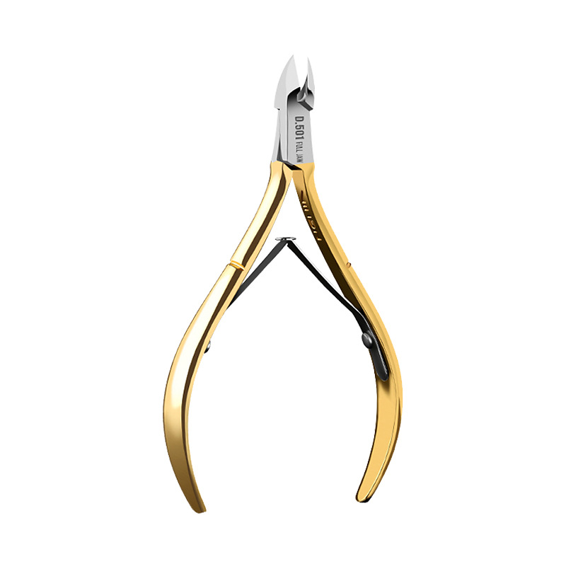 Herramientas de manicuría de alta calidad de corte de piel muerta, tiendas de manicuría especializadas de manicuría al por mayor, tijeras d501