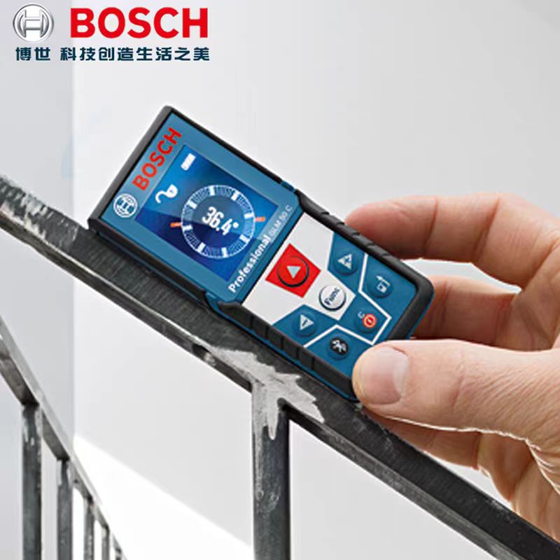 博世新款激光测距仪50米/GLM5000C/角度测量/彩色旋转屏幕/蓝牙功