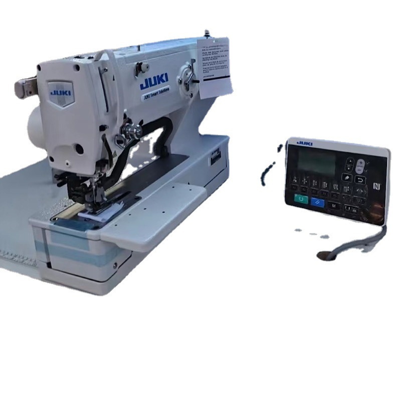 Venta al por mayor Japón juki máquina pesada LBH-1790AN computadora cabeza plana cerradura máquina recta ojo botón puerta industrial máquina de coser