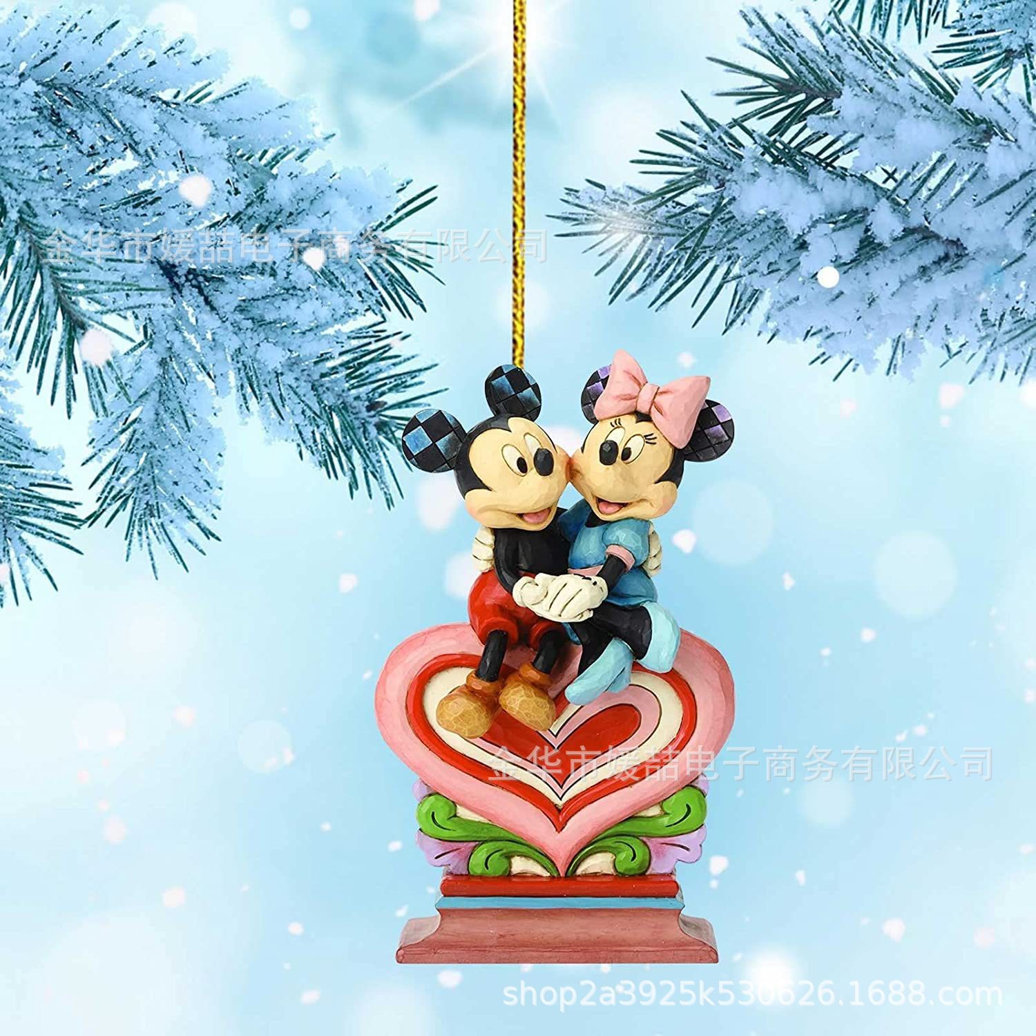 2022-23 Nuevos productos de dibujos animados acrílicos árbol de Navidad decoración colgante mochila de automóvil de Navidad colgante regalos image 13