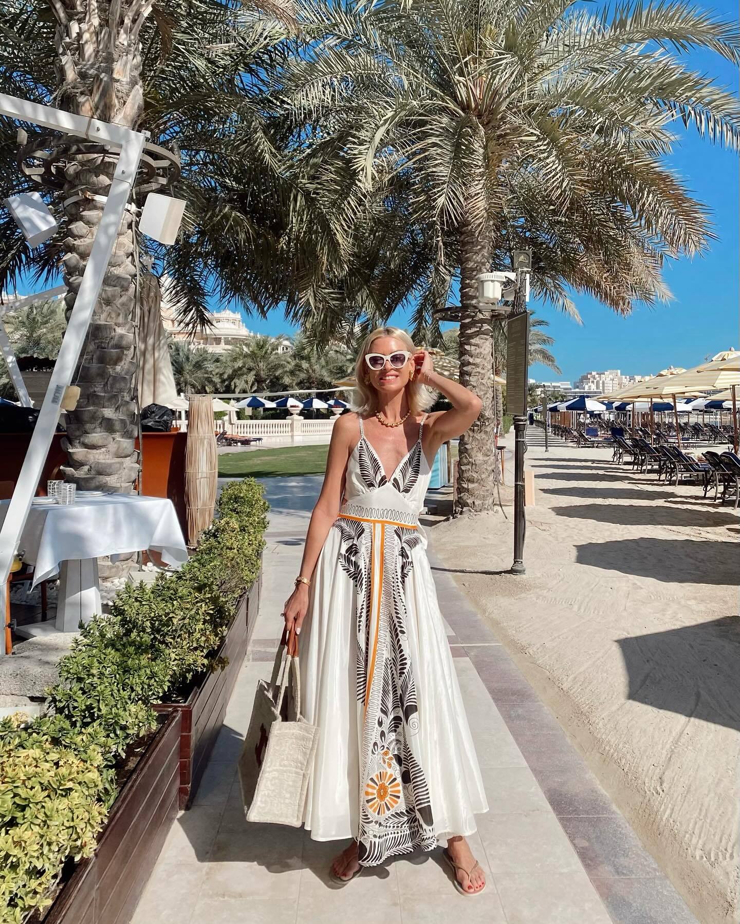 Printing Pattern Summer, Spring Season Women's Gender Wholesale Women's Elegant Streetwear Printing Casual Outdoor Beach V Neck Strap Sleeveless Strap Dress