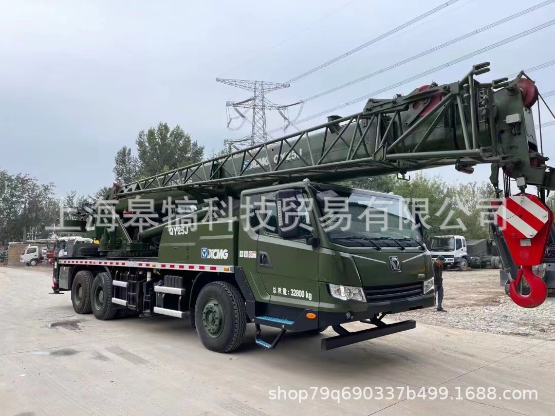 徐工25吨汽车吊 二手起重机 徐工吊机 小型 吊车XCMG QY25J出口
