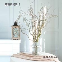 干树枝干支龙柳天然干花高级诧寂禅意民宿插花装饰摆件玄关落地