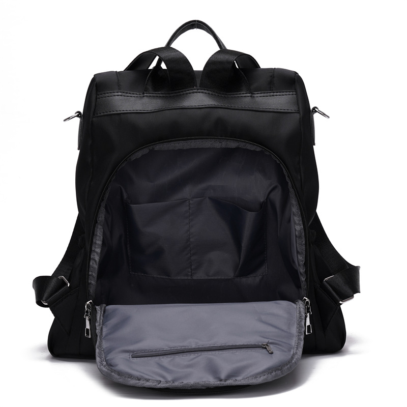 Venta al por mayor transfronteriza 2023 nueva mochila casual antirrobo para mujer mochila de viaje Oxford de doble propósito de gran capacidad